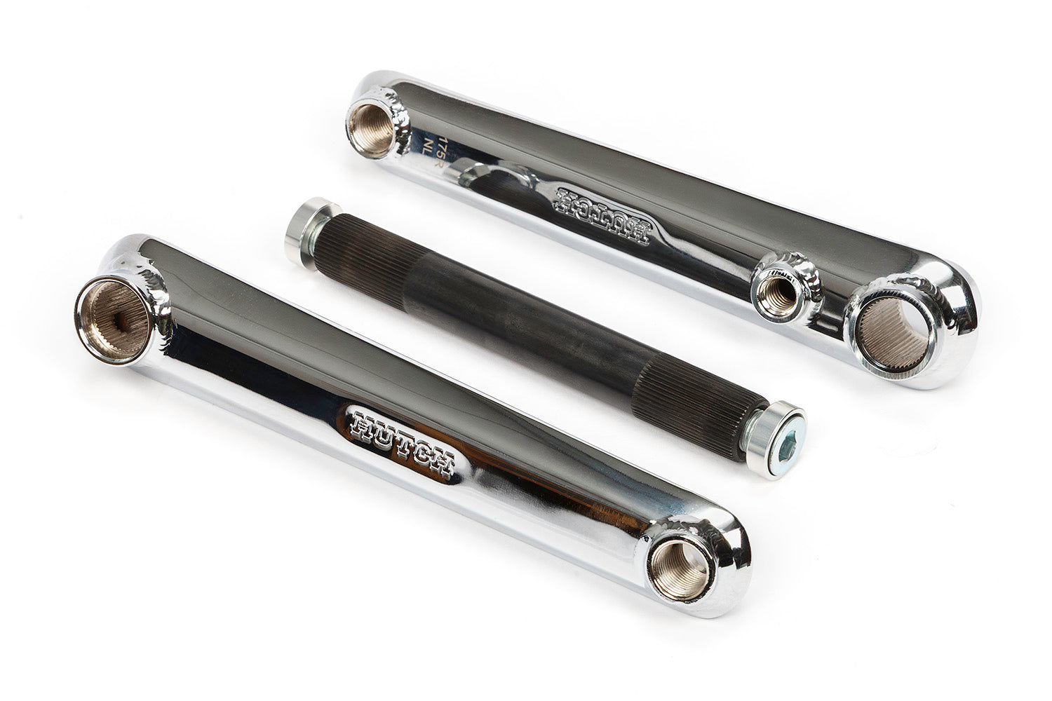 PROFILE クランクセット「MINI MAGNUTANIUM CRANK」 Profile Magnutanium BMX Cranks Silver 170mm - Americancycle.com