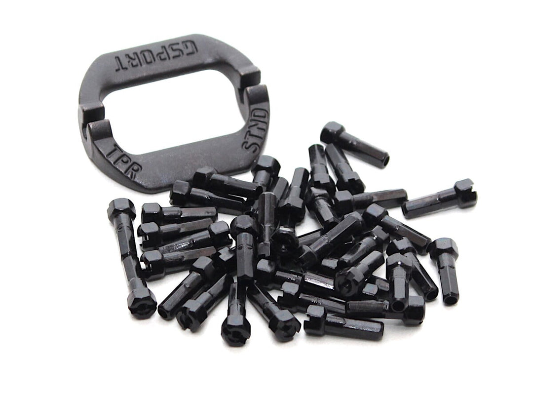 GSport 2-in-1 Taper Hex Nipples Set (40pcs & 2-in-1 Tool)