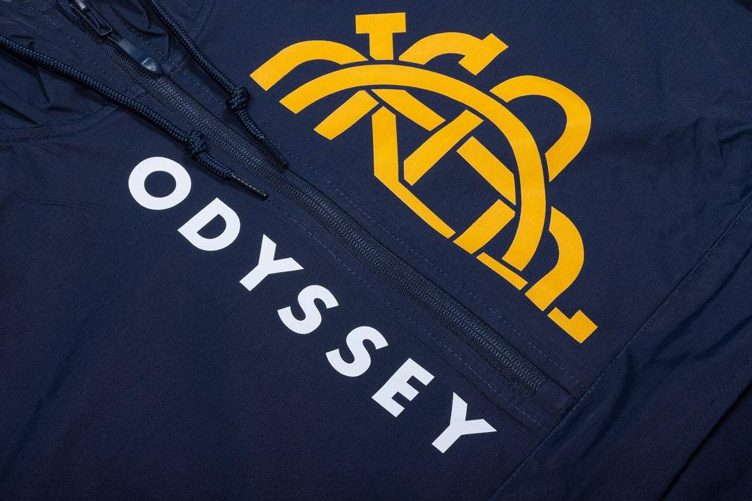 Odyssey Half‑Monogram Windbreaker Anorak Jacket