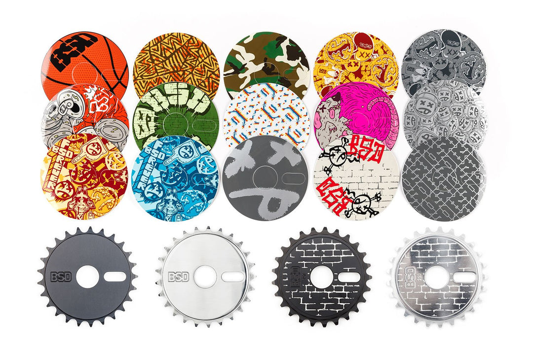 BSD Stickerbomb Sprocket Sticker 15 Pack