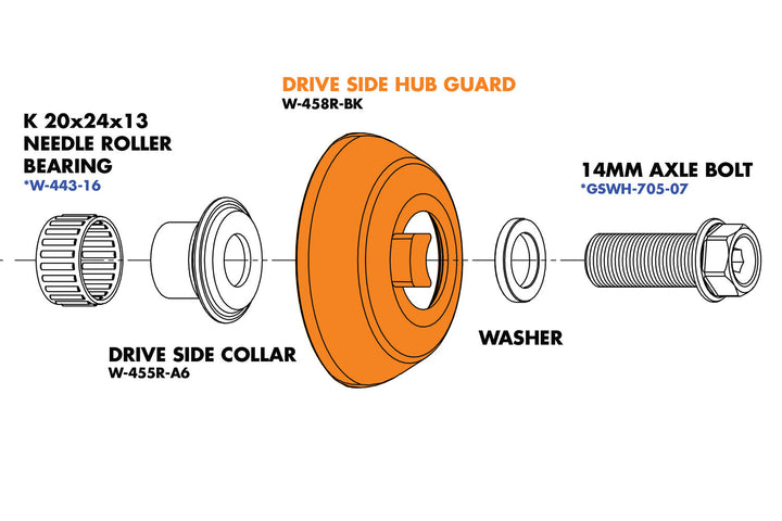 Odyssey Clutch Pro Hub Collar (Drive Side)