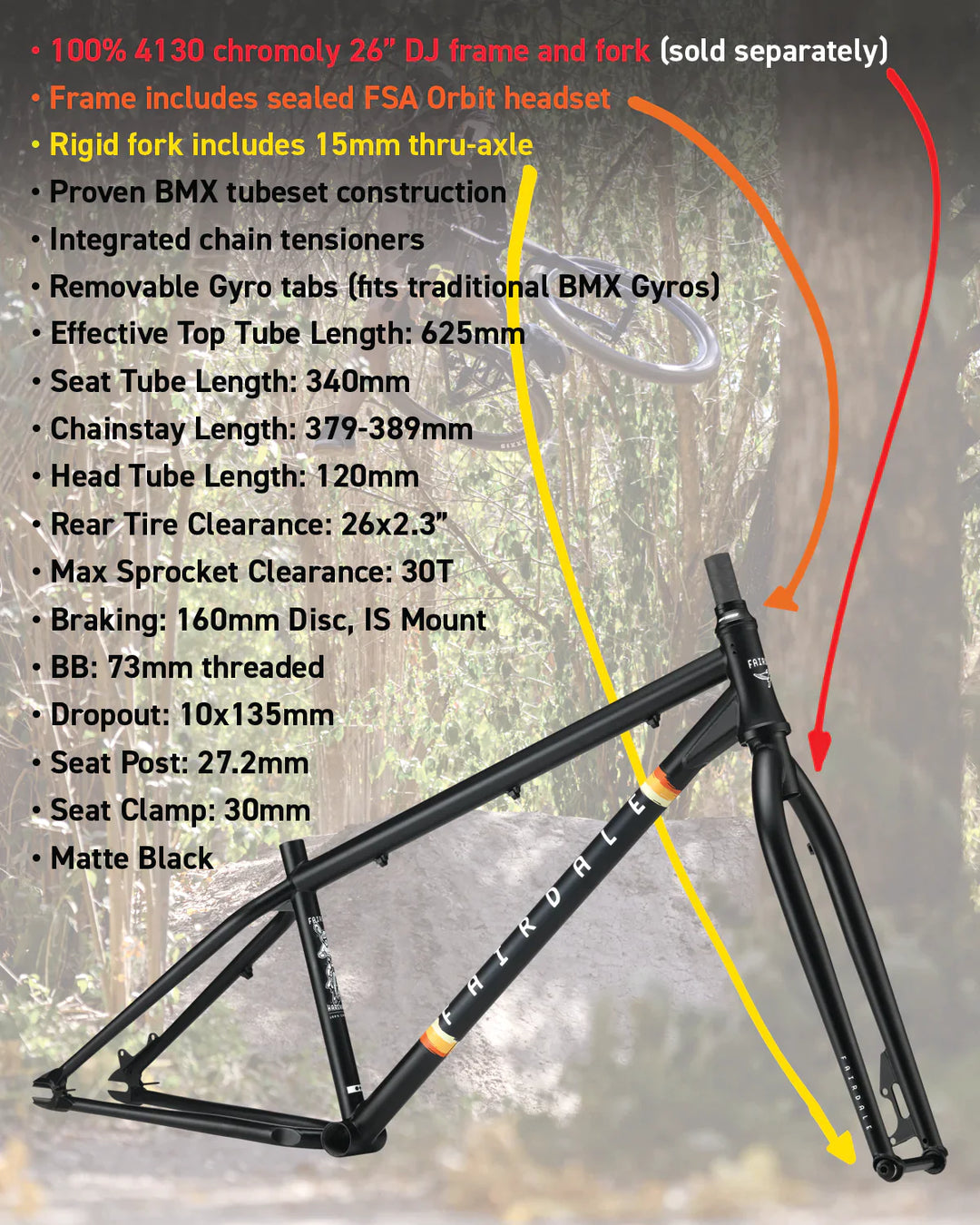 Fairdale Hareraiser 26" DJ Forks